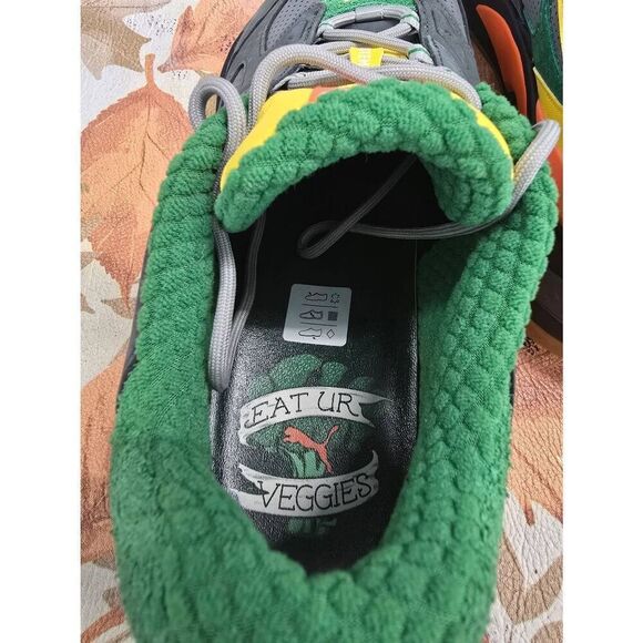 Size 12 - PUMA RS Fast Eat Ur Veggies Men's Running Shoes - Picture 6 of 8